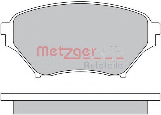 METZGER 1170480 Комплект тормозных колодок, дисковый тормоз