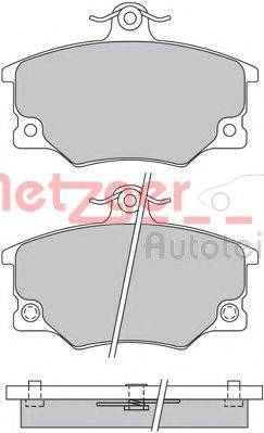 METZGER 1170513 Комплект тормозных колодок, дисковый тормоз