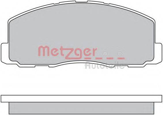 METZGER 1170569 Комплект тормозных колодок, дисковый тормоз