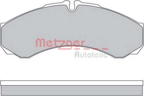 METZGER 1170608 Комплект тормозных колодок, дисковый тормоз