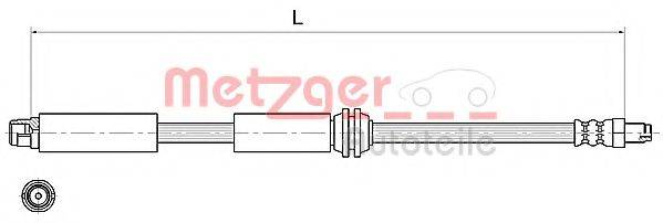 METZGER 4111367 Тормозной шланг