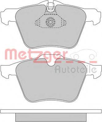 METZGER 1170126 Комплект тормозных колодок, дисковый тормоз