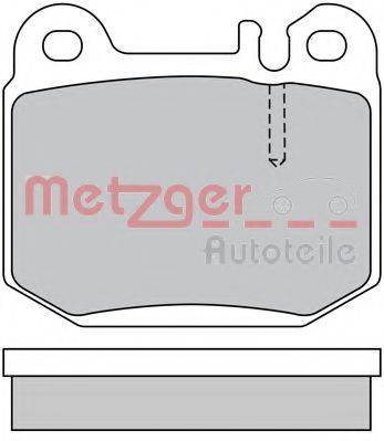 METZGER 1170157 Комплект тормозных колодок, дисковый тормоз
