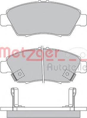 METZGER 1170388 Комплект тормозных колодок, дисковый тормоз