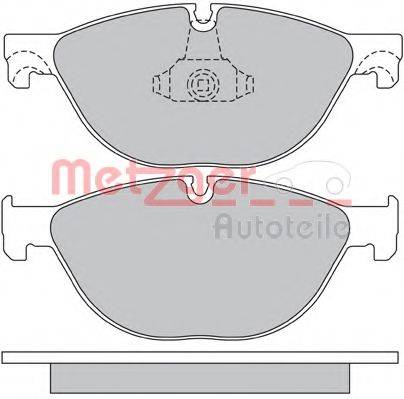 METZGER 1170564 Комплект тормозных колодок, дисковый тормоз
