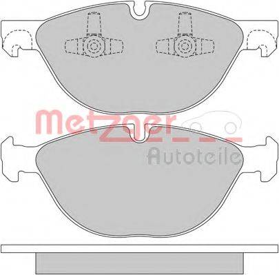 METZGER 1170592 Комплект тормозных колодок, дисковый тормоз