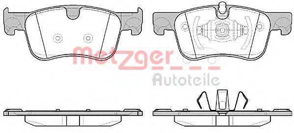 METZGER 1170804 Комплект тормозных колодок, дисковый тормоз