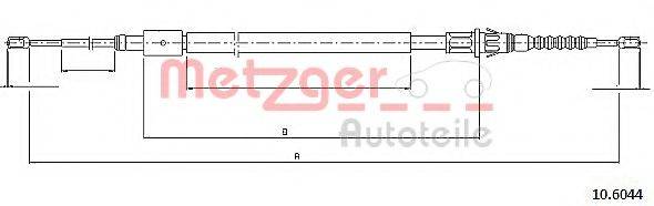 METZGER 106044 Трос, стояночная тормозная система