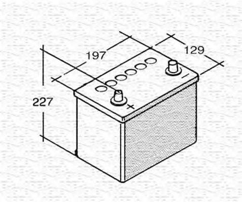 MAGNETI MARELLI 067151300002 Стартерная аккумуляторная батарея; Стартерная аккумуляторная батарея