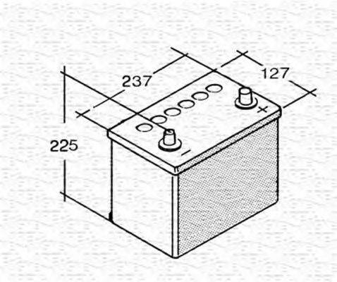 MAGNETI MARELLI 067151400002 Стартерная аккумуляторная батарея; Стартерная аккумуляторная батарея