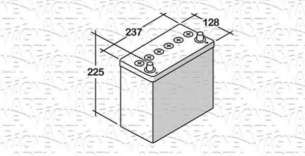 MAGNETI MARELLI 068045030010 Стартерная аккумуляторная батарея; Стартерная аккумуляторная батарея