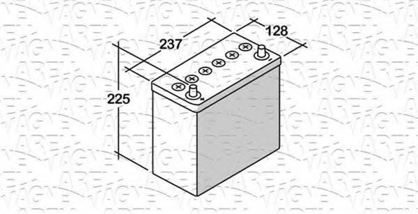 MAGNETI MARELLI 068045030060 Стартерная аккумуляторная батарея; Стартерная аккумуляторная батарея