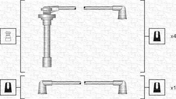 MAGNETI MARELLI 941318111173 Комплект проводов зажигания