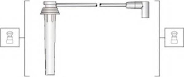 MAGNETI MARELLI 941318111276 Комплект проводов зажигания