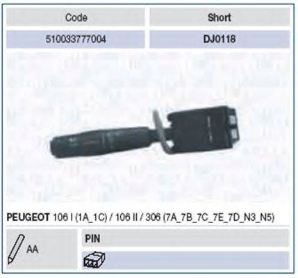 MAGNETI MARELLI 510033777004 Выключатель на колонке рулевого управления