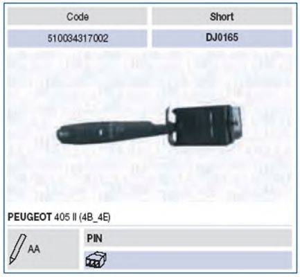 MAGNETI MARELLI 510034317002 Выключатель на колонке рулевого управления
