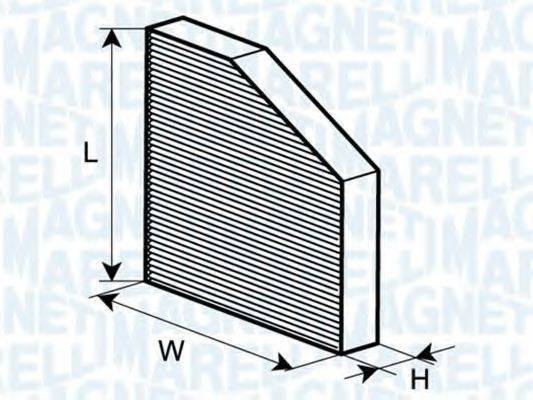 MAGNETI MARELLI 350203062200 Фильтр, воздух во внутренном пространстве