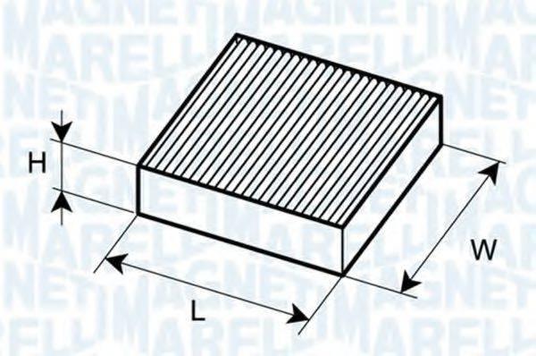 MAGNETI MARELLI 350203061880 Фильтр, воздух во внутренном пространстве