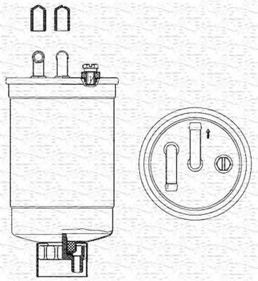 MAGNETI MARELLI 213908513000 Топливный фильтр