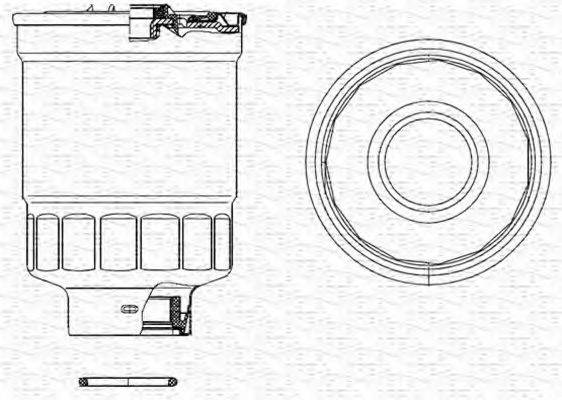 MAGNETI MARELLI 213908523000 Топливный фильтр