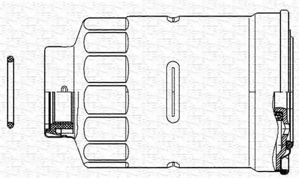 MAGNETI MARELLI 213908525000 Топливный фильтр