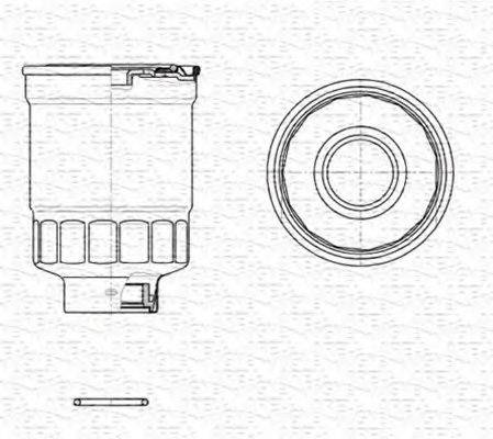 MAGNETI MARELLI 213908526000 Топливный фильтр