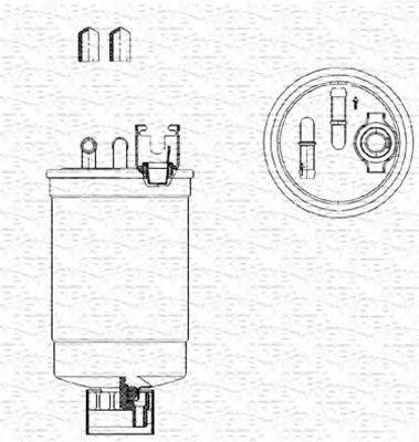 MAGNETI MARELLI 213908562000 Топливный фильтр