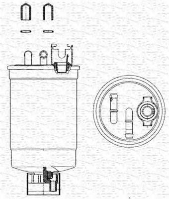 MAGNETI MARELLI 213908565000 Топливный фильтр