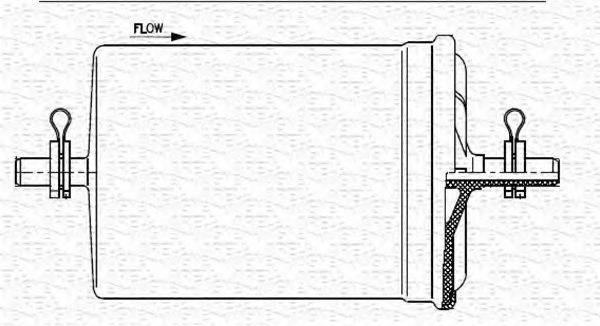 MAGNETI MARELLI 213908206800 Топливный фильтр