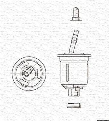 MAGNETI MARELLI 213908306700 Топливный фильтр