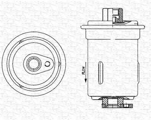 MAGNETI MARELLI 213908620000 Топливный фильтр