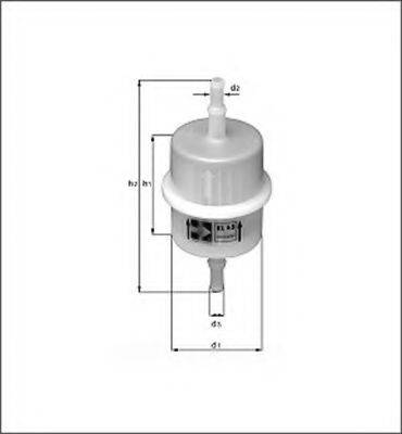 MAGNETI MARELLI 154070563440 Топливный фильтр