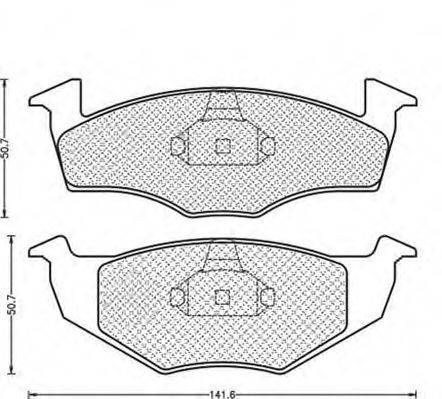 MAGNETI MARELLI 430216170408 Комплект тормозных колодок, дисковый тормоз