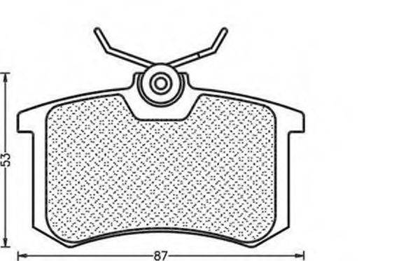 MAGNETI MARELLI 430216171256 Комплект тормозных колодок, дисковый тормоз