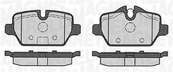 MAGNETI MARELLI 363916060148 Комплект тормозных колодок, дисковый тормоз