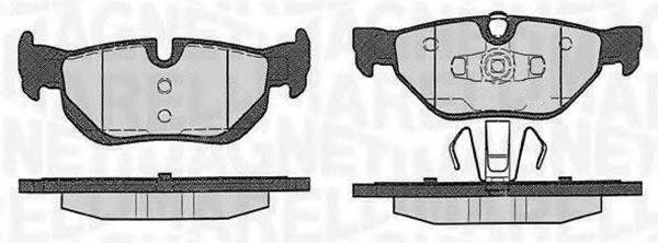 MAGNETI MARELLI 363916060149 Комплект тормозных колодок, дисковый тормоз