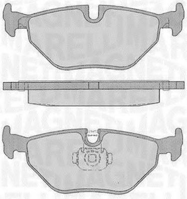 MAGNETI MARELLI 363916060157 Комплект тормозных колодок, дисковый тормоз