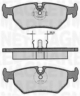 MAGNETI MARELLI 363916060242 Комплект тормозных колодок, дисковый тормоз