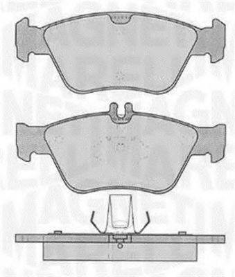 MAGNETI MARELLI 363916060310 Комплект тормозных колодок, дисковый тормоз