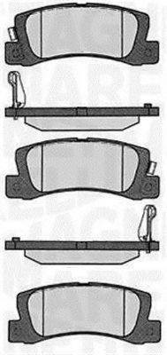 MAGNETI MARELLI 363916060492 Комплект тормозных колодок, дисковый тормоз