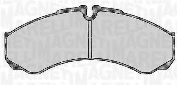 MAGNETI MARELLI 363916060526 Комплект тормозных колодок, дисковый тормоз