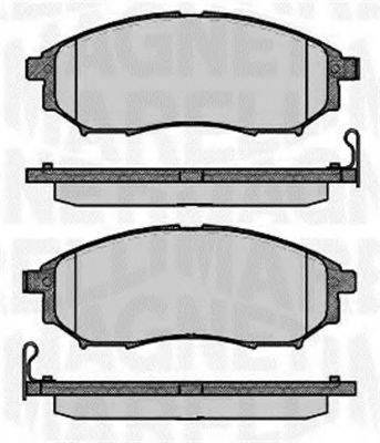 MAGNETI MARELLI 363916060683 Комплект тормозных колодок, дисковый тормоз