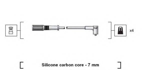 MAGNETI MARELLI 941318111204 Комплект проводов зажигания