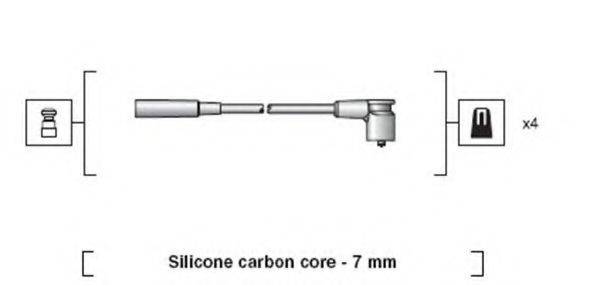 MAGNETI MARELLI 941318111241 Комплект проводов зажигания