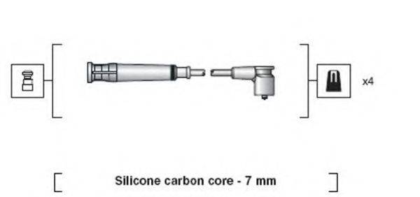 MAGNETI MARELLI 941318111269 Комплект проводов зажигания