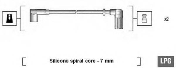 MAGNETI MARELLI 941095670606 Комплект проводов зажигания