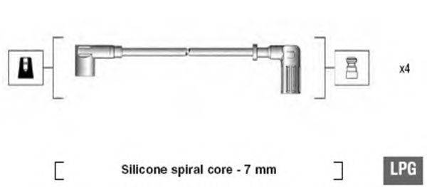 MAGNETI MARELLI 941095680607 Комплект проводов зажигания