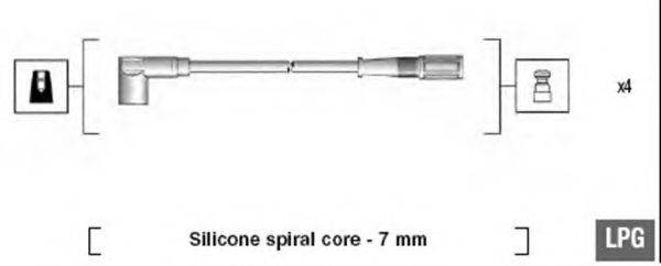 MAGNETI MARELLI 941095780616 Комплект проводов зажигания