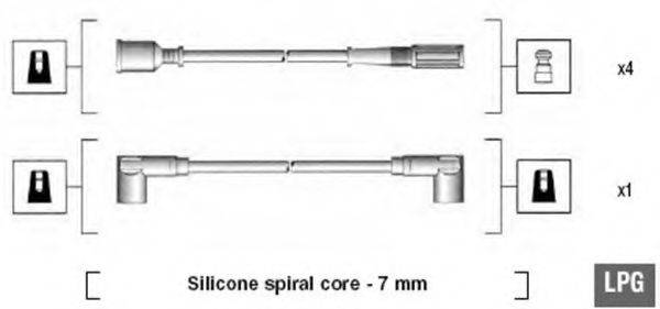 MAGNETI MARELLI 941105140638 Комплект проводов зажигания