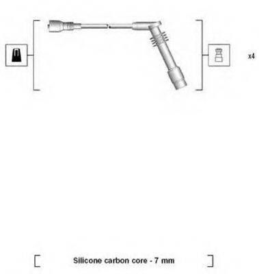 MAGNETI MARELLI 941125400690 Комплект проводов зажигания